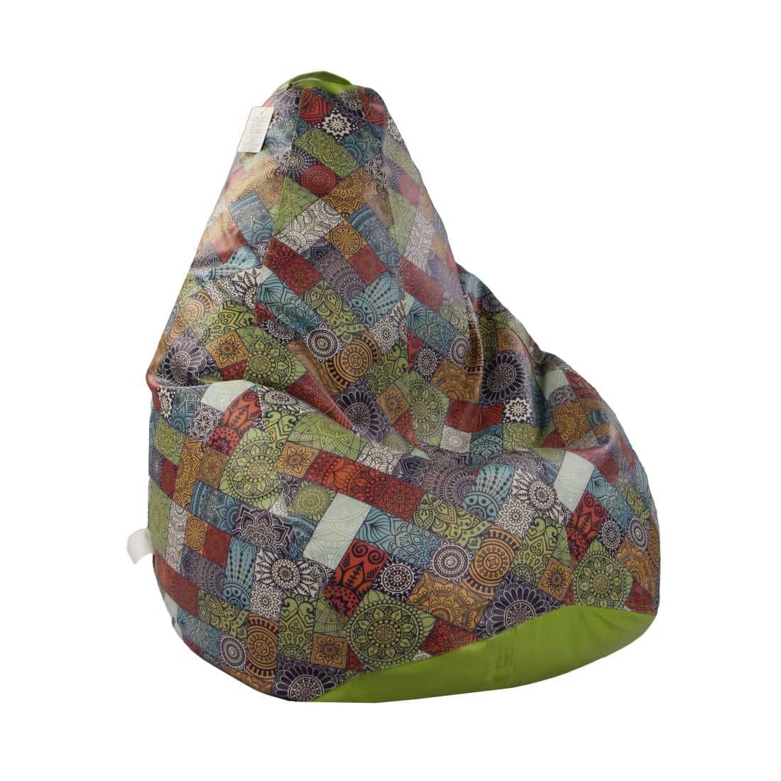 Orka Digital Printed Mandala Graphic XXXL Bean Bag Filled With Beans view 6
